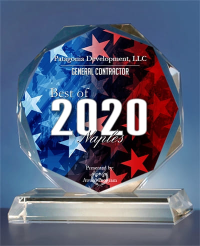 Best of Naples Award 2020, Patagonia Development LLC, Award Winning General Contractor